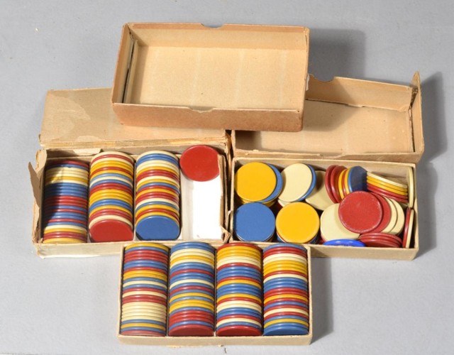 (3) Boxes of American Poker ChipsBy