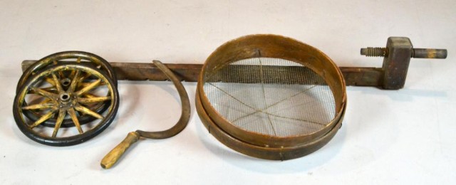 Primitive Items Bentwood Sifter 17224f