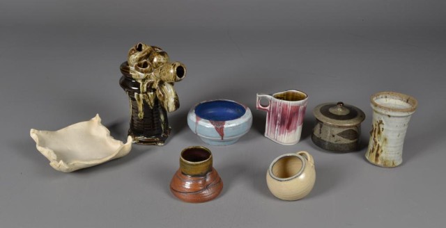 (9) Pieces of American Studio PotteryTo