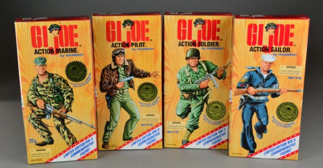 (4) G.I. Joe Limited Edition WW11 Commemorative