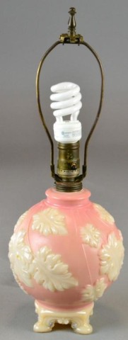Victorian Consolidated Glass LampGlobe-shaped