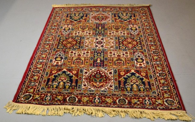 A Small Persian RugWith geometric