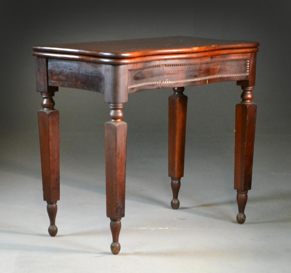 Victorian Mahogany Game TableScalloped 172386