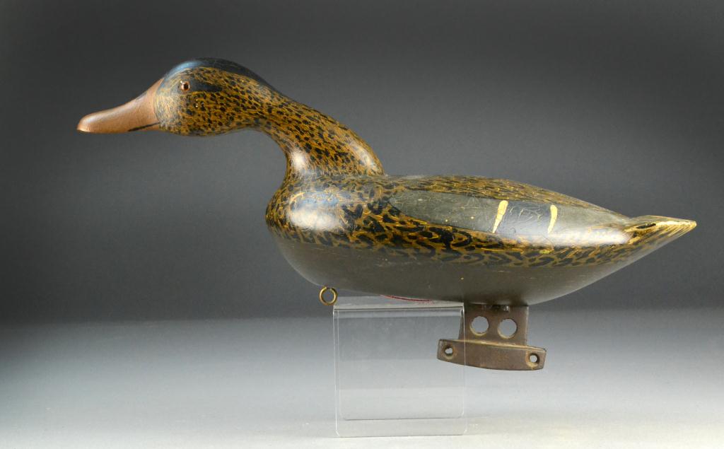 Ben Yeargan Rare Black Duck DecoyMallard 1723ce