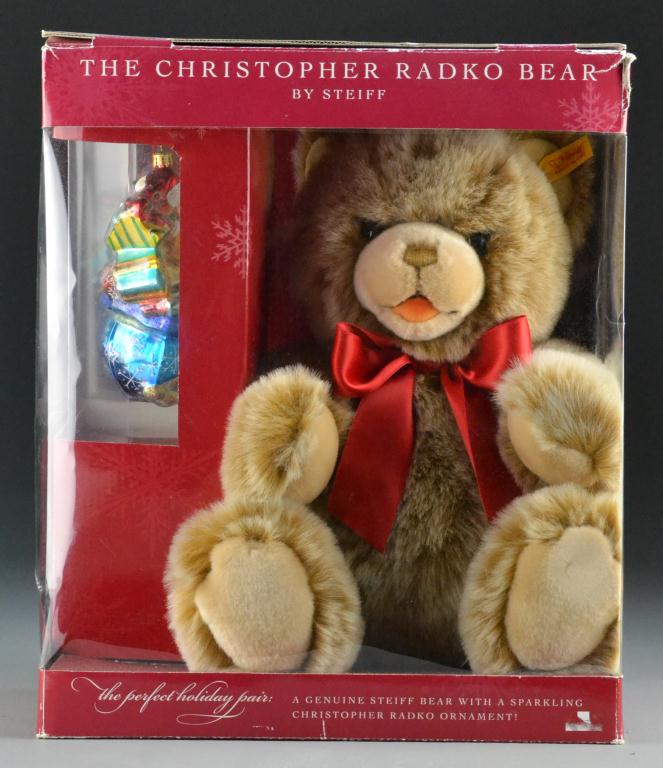 Christopher Radko Steiff BearPresented 172459