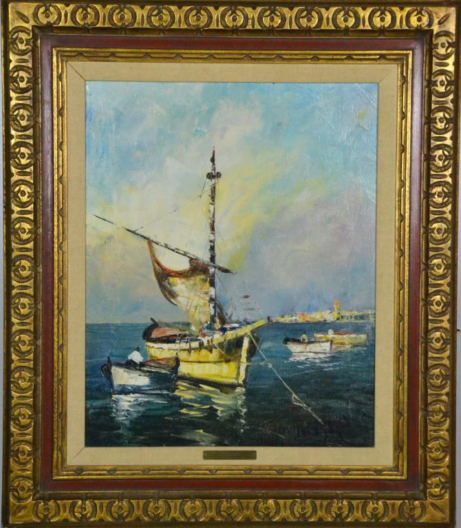A. Noletti Oil Painting On CanvasPainted