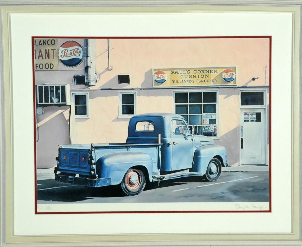 Ralph Gouigh Print of Vintage TruckDepicting 1724a6