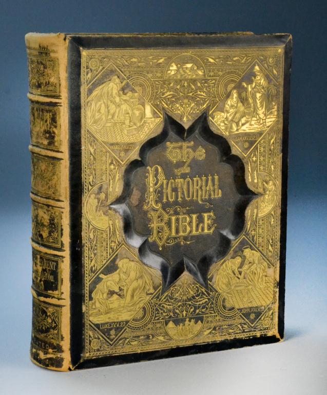 Large Pictorial Bible 1885The New 1724b4