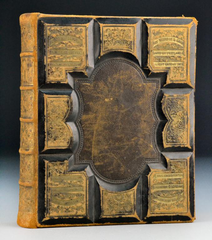 Antique Bible Old and New TestamentGilt 1724b2