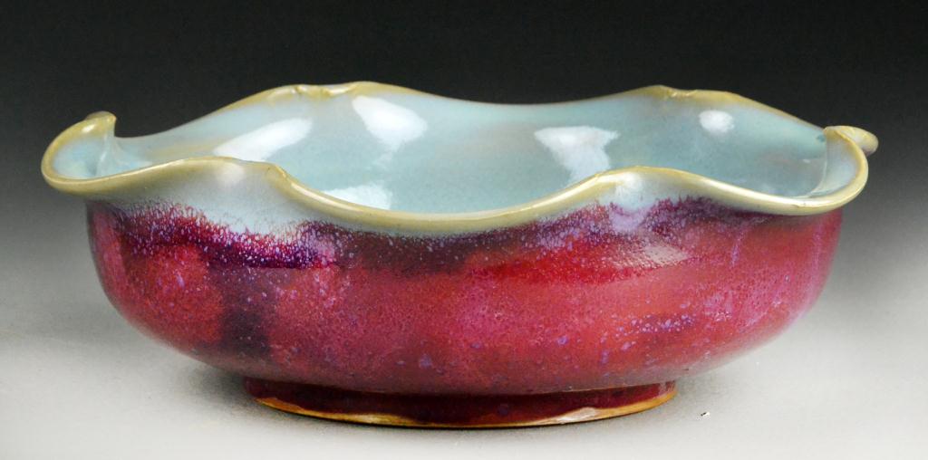 Chinese Lotus Shaped Porcelain