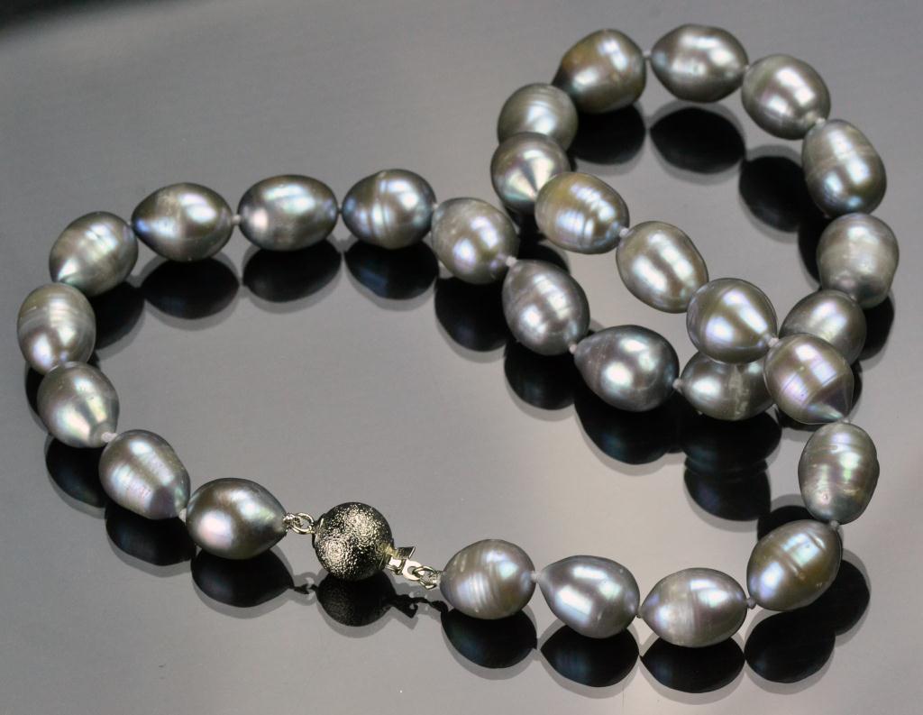 Grey Baroque Pearl Necklace - 6mmBeautiful