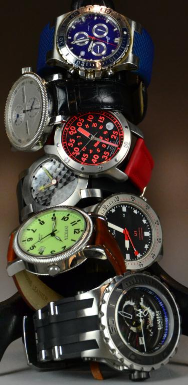 Collection of Seven Mens WatchesTo 17254c