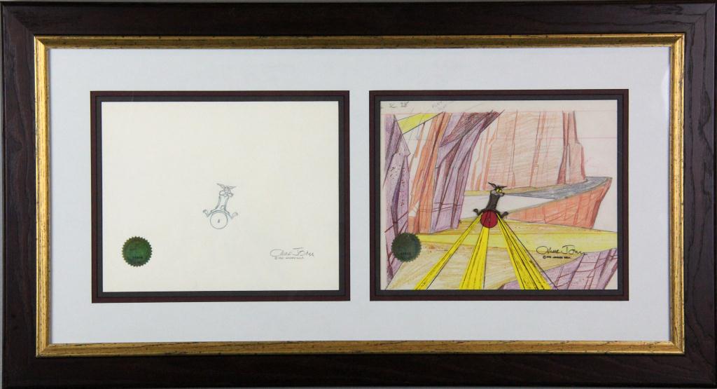 Signed Chuck Jones Animation Cell 1725b9