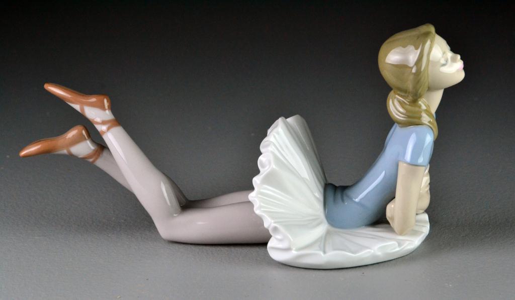 Lladro Porcelain Figurine Blue Ballerina#1.359