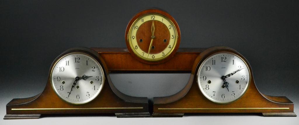  3 Mantle Clocks including LinderConsisting 17267b