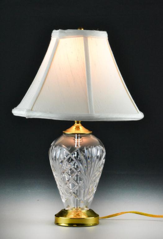 Waterford Table Lamp with Hand-made