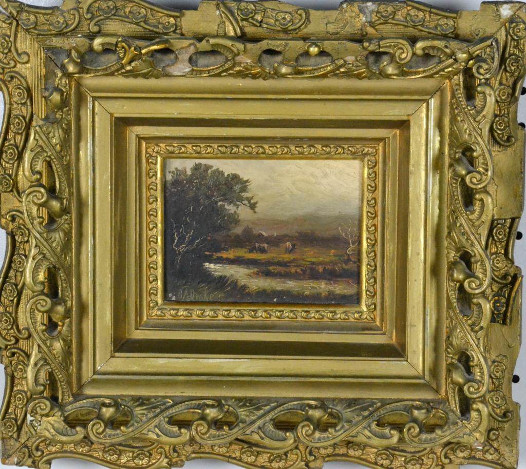 C. A. Drake Oil Painting On BoardDepicting