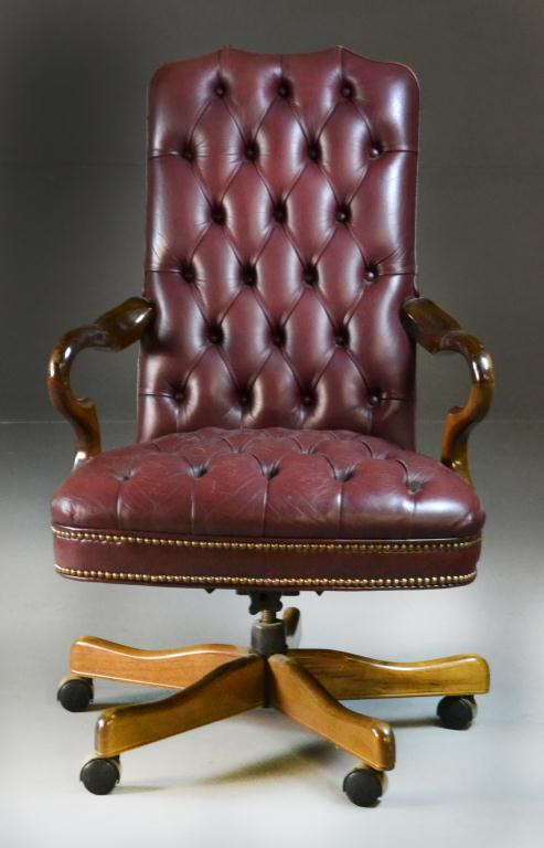 Iphraim March Padded Burgundy Leather 1726e3