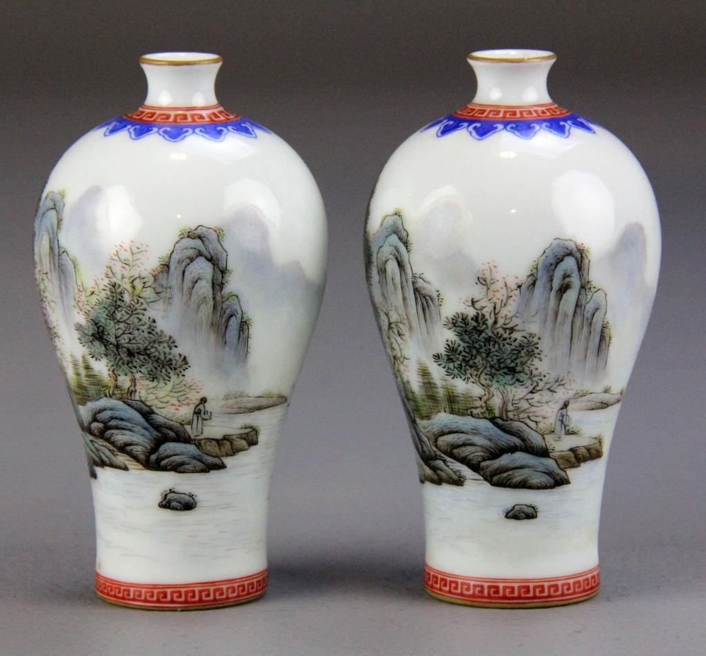 Pair Chinese Republic Period Porcelain 172775