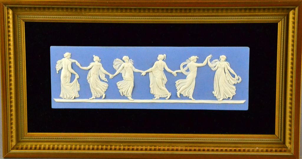 Wedgewood Plaque Dancing Hour Framed 17276e