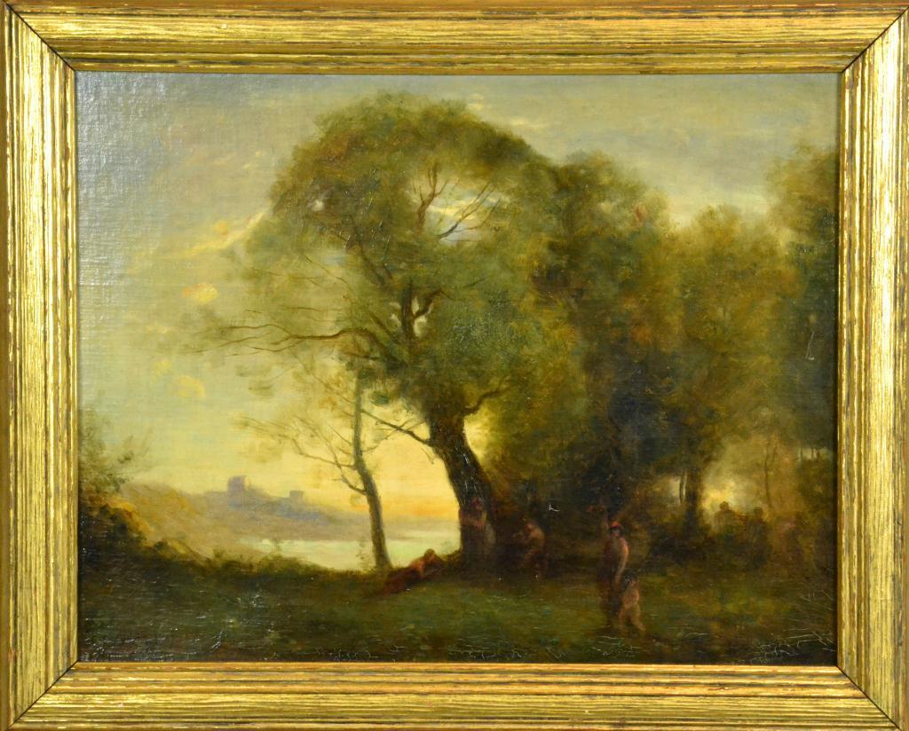 Ida Crowley Oil Painting On BoardDepicting 1727d8