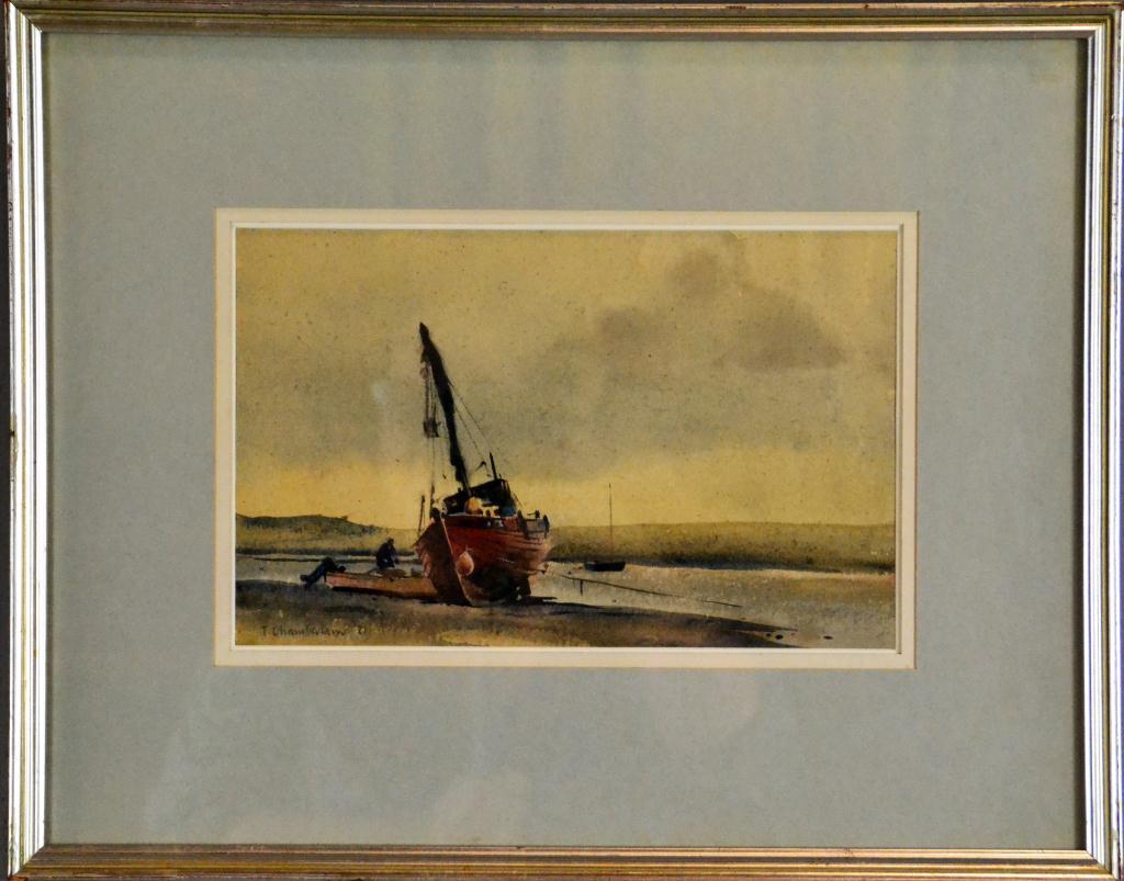 Trevor Chamberlain Watercolor Painting 1727f5