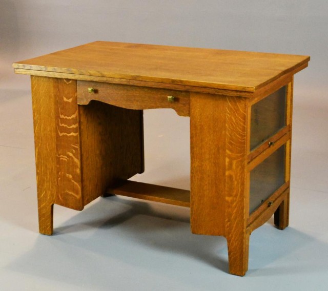 C.F. Kade Mission Oak Desk with