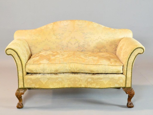 A Chippendale Style Petite Sofa
