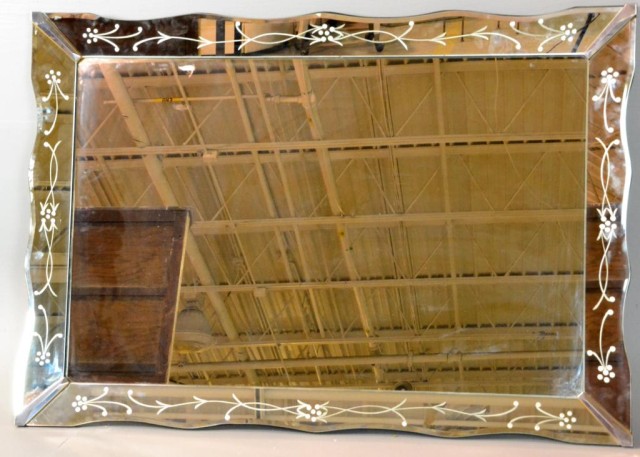 Large Art Deco Wall MirrorWith