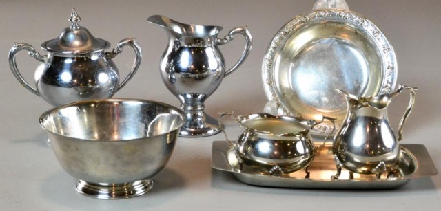 (7) Piece Silver Plated ItemsTo include