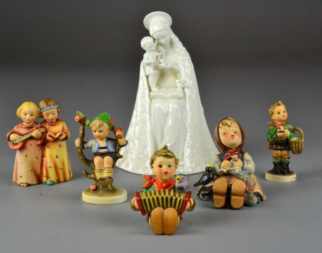 (6) M.J. Hummel Porcelain FigurinesTo