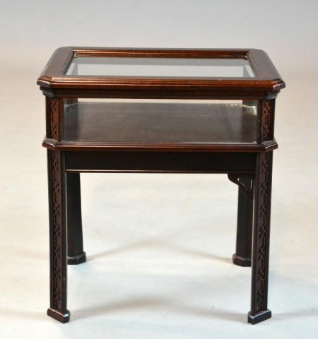 Chinese Chippendale Mahogany Specimen 1728c8