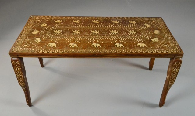 An Anglo Indian Inlaid Side TableWith 1728cf