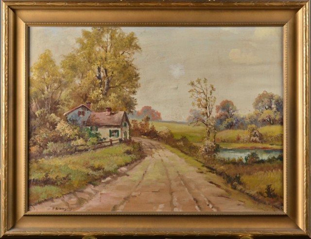 Harvey A Brownson Oil Painting 17290d