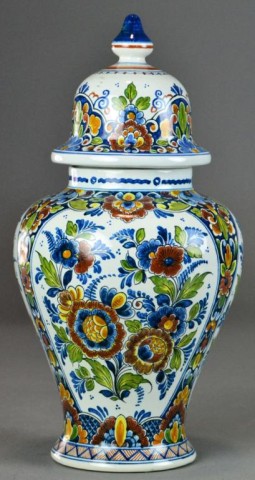Delft Style Polychrome Covered