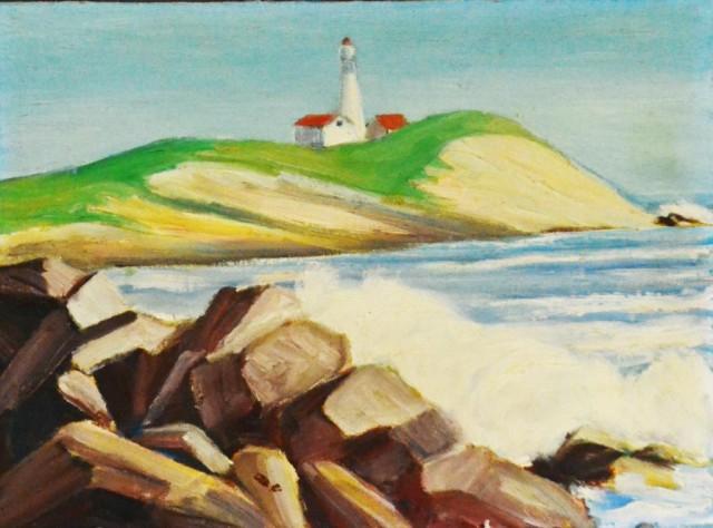 Style Of Edward Hopper Seascape 17298e