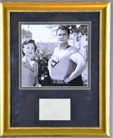 George Reeves Photo And AutographDepicting