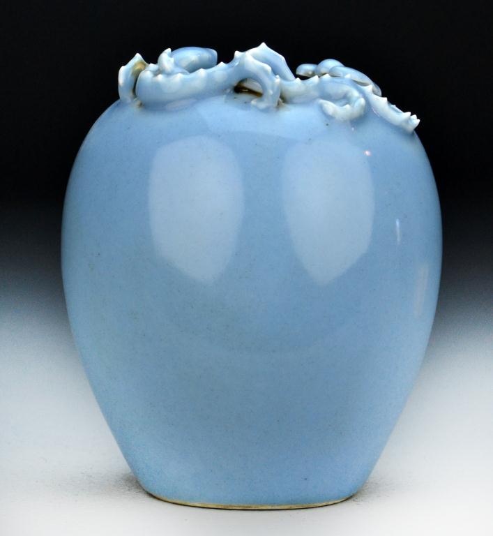 Chinese Robin s Egg Blue Porcelain 1729da