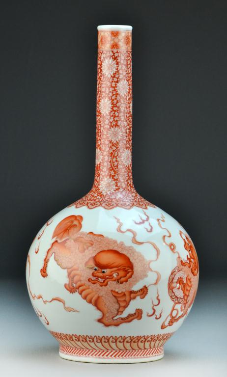 Chinese Iron Red Porcelain VaseOf 172a2e