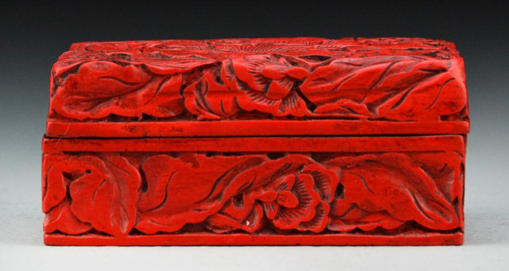 Chinese Cinnabar Style BoxFinely 172a44