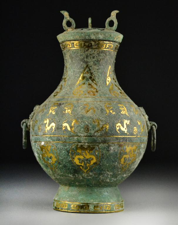 Chinese Archaic Style Bronze Covered 172a7f