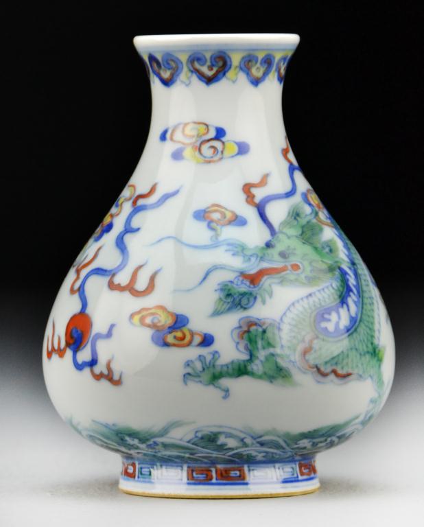 Chinese Doucai Porcelain VaseOf