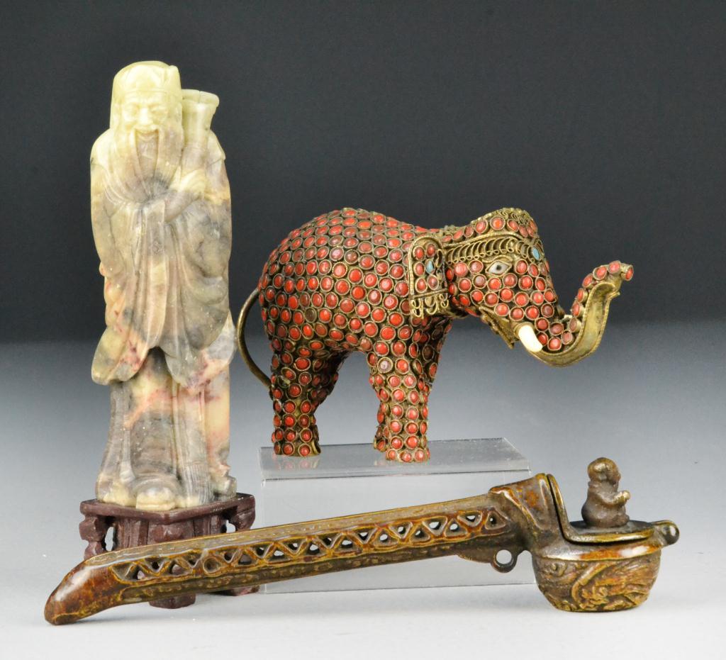  3 Chinese And Tibetan Decorative 172aa0