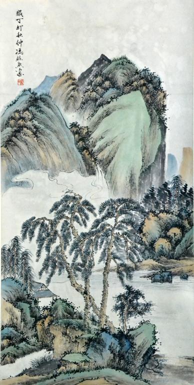 Attrb Feng Chaoran Chinese Watercolor 172b17