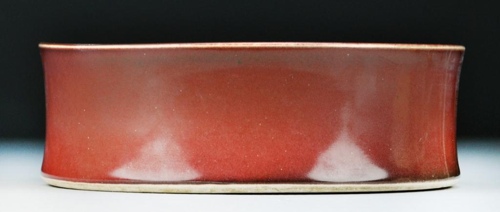 Chinese Ox Blood Porcelain BrushwashLarge 172b71