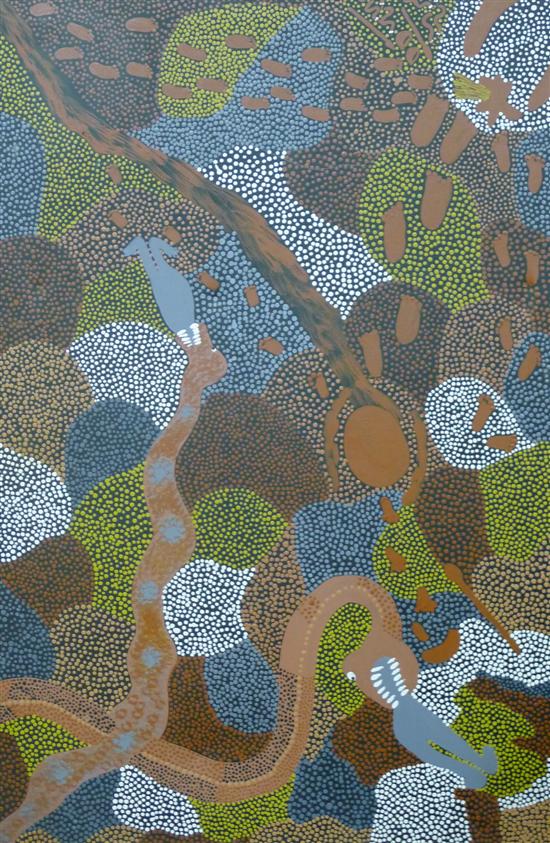 Gloria Connelly oil on canvas Aboriginal 172baa