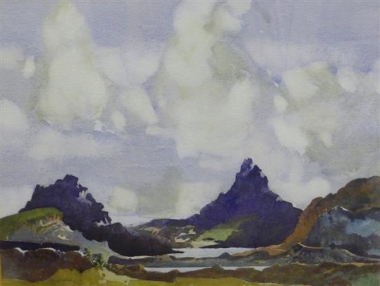 Kenneth Cuthbertson (fl.1920-1952) watercolour