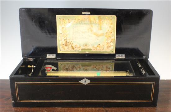 A 19th century Swiss musical box 172c37