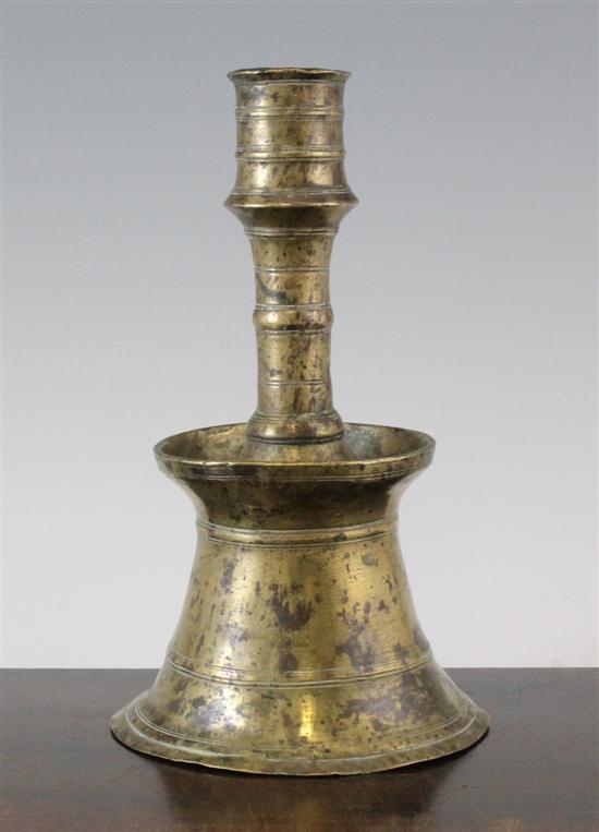 A 16th century Ottoman brass candlestick 172c5f