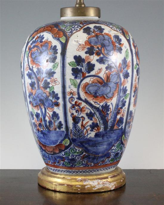 A Dutch Delft ovoid vase 18th century 172c8e